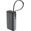 Acefast M7-10000 PD30W Powerbank with Built-in Cable - Black - (M7)