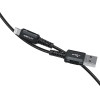 Acefast MFI USB - Lightning cable 1.8m, 2.4A black (C4-02 A Black) - (C4-02-A-L black)
