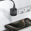 Acefast Mini PD 20W GaN USB-C wall charger - black - (A73)