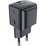 Acefast Mini PD 30W GaN USB-C wall charger - black - (A77)