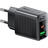 Acefast Network Charger GaN USB-A / USB-C PD 30W - Black - (A98)