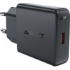 Acefast PD 20W GaN USB-C Ultra Slim Wall Charger - Black - (A65)