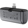 Acefast Powerbank 5000mAh USB-C (male) / USB-C (female) PD 20W - black - (M9)