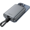 Acefast Powerbank Magnetic 2x USB-C PD 30W with 15W Inductive Charging and USB-C Cable - Black - (M10)