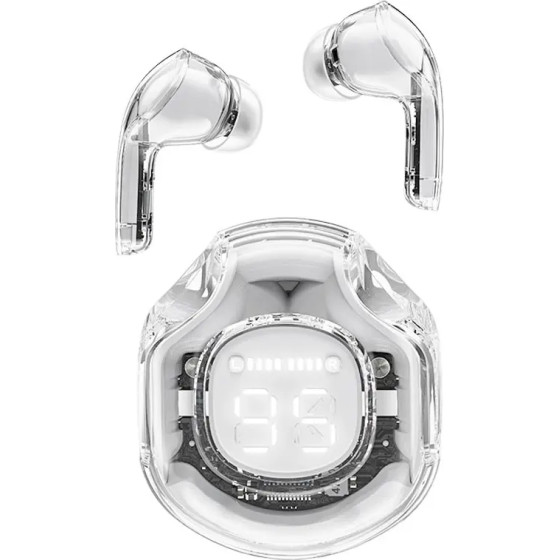 Acefast T8 TWS Bluetooth Wireless Headphones - White - (T8-white)