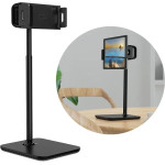 Acefast telescopic phone and tablet holder (135-230mm wide) for the desk 360 � black - (E4 black)