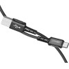 Acefast USB cable - USB Type C 1.2m, 3A black (C1-04 black) - (C1-04-A-C black)
