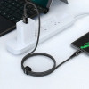 Acefast USB cable - USB Type C 1.2m, 3A black (C1-04 black) - (C1-04-A-C black)