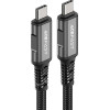 Acefast USB-C / USB-C USB4 PD3.1 cable 5A 1m - gray-black - (C1-09)