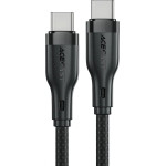 Acefast USB-C / USB-C 60W 3A cable - black - (C8-03)