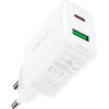 Acefast wall charger USB Type C / USB 20W, PPS, PD, QC 3.0, AFC, FCP white - (A25 white)