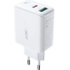 Acefast wall charger USB Type C / USB 32W, PPS, PD, QC 3.0, AFC, FCP white - (A5 white)