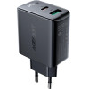 Acefast wall charger USB Type C / USB 32W, PPS, PD, QC 3.0, AFC, FCP black - (A5 black)