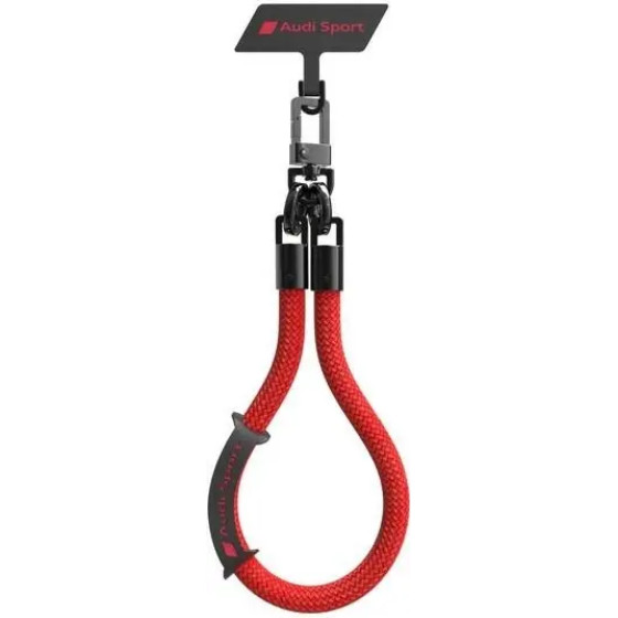Audi Crossbody Lanyard Universal 28cm x 10mm - Red - (AUDI000155-0)