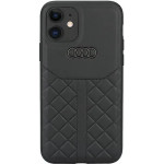 Audi Genuine Leather iPhone 11 / Xr 6.1 black/black hardcase AU-TPUPCIP11R-Q8/D1-BK - (AUDI000025-0)