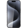 Audi Genuine Leather case with MagSafe for iPhone 15 Pro - black and red - (AUDI000128-0)