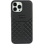 Audi Genuine Leather iPhone 13 Pro / 13 6.1 black/black hardcase AU-TPUPCIP13P-Q8/D1-BK - (AUDI000027-0)