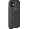 Audi Genuine Leather iPhone 12/12 Pro 6.1 black/black hardcase AU-TPUPCIP12P-Q8/D1-BK - (AUDI000026-0)