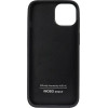 Audi Genuine Leather iPhone 14 6.1 black/black hardcase AU-TPUPPCIP14-Q8/D1-BK - (AUDI000029-0)