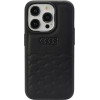 Audi GT Synthetic Leather case for iPhone 15 Pro Max - black - (AUDI000042-0)