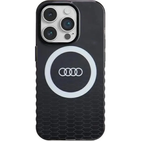 Audi IML Big Logo MagSafe case for iPhone 14 Pro - black - (AUDI000073-0)