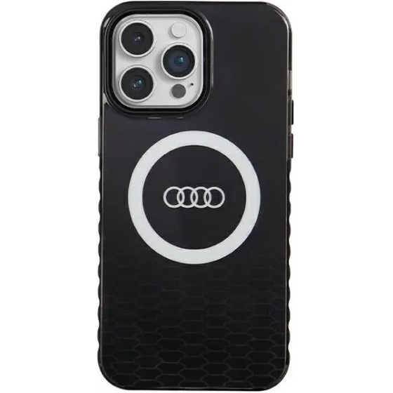 Audi IML Big Logo MagSafe case for iPhone 14 Pro Max - black - (AUDI000074-0)