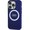 Audi IML Big Logo MagSafe case for iPhone 14 Pro - blue - (AUDI000081-0)