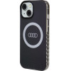 Audi IML Big Logo MagSafe case for iPhone 15 / 14 / 13 - black - (AUDI000075-0)