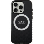 Audi IML Big Logo MagSafe case for iPhone 15 Pro - black - (AUDI000137-0)