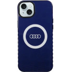 Audi IML Big Logo MagSafe case for iPhone 15 Plus / 14 Plus - blue - (AUDI000084-0)