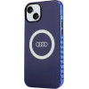Audi IML Big Logo MagSafe case for iPhone 15 Plus / 14 Plus - blue - (AUDI000084-0)