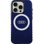 Audi IML Big Logo MagSafe case for iPhone 15 Pro - blue - (AUDI000139-0)