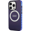 Audi IML Big Logo MagSafe case for iPhone 15 Pro - blue - (AUDI000139-0)