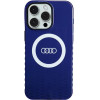 Audi IML Big Logo MagSafe case for iPhone 15 Pro Max - blue - (AUDI000086-0)