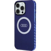 Audi IML Big Logo MagSafe case for iPhone 15 Pro Max - blue - (AUDI000086-0)