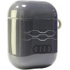 Audi IML Geometric Pattern Case for AirPods 1 / 2 - Gray - (AUDI000173-0)