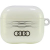 Audi IML Geometric Pattern AirPods 3 Case - White - (AUDI000171-0)
