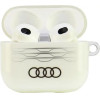 Audi IML Geometric Pattern AirPods 3 Case - White - (AUDI000171-0)