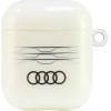 Audi IML Geometric Pattern Case for AirPods 1 / 2 - White - (AUDI000170-0)