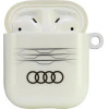 Audi IML Geometric Pattern Case for AirPods 1 / 2 - White - (AUDI000170-0)
