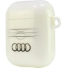Audi IML Geometric Pattern Case for AirPods 1 / 2 - White - (AUDI000170-0)
