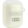 Audi IML Geometric Pattern Case for AirPods 1 / 2 - White - (AUDI000170-0)
