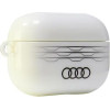 Audi IML Geometric Pattern Case for AirPods Pro 2 - White - (AUDI000172-0)