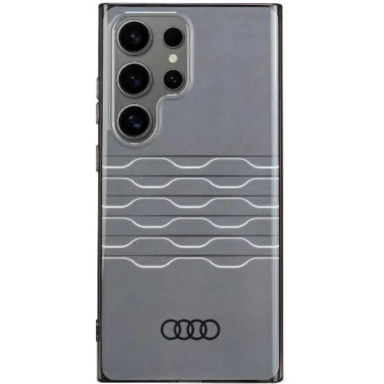 Audi IML Geometric Pattern Case S24 Ultra S928 black/black hardcase AU-IMLS24U-A6/D3-BK - (AUDI000141-0)