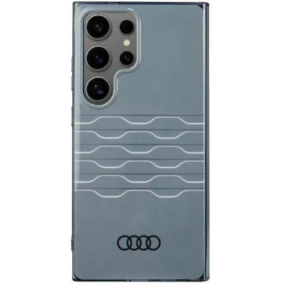 Audi IML Geometric Pattern Case S24 Ultra S928 gray/gray hardcase AU-IMLS24U-A6/D3-GY - (AUDI000143-0)