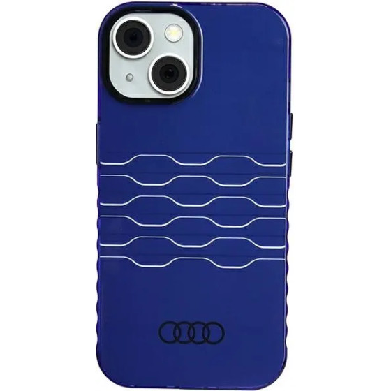 Audi IML MagSafe case for iPhone 15 / 14 / 13 - blue - (AUDI000059-0)