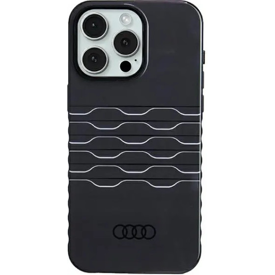 Audi IML MagSafe case for iPhone 15 Pro Max - black - (AUDI000054-0)