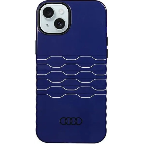 Audi IML MagSafe case for iPhone 15 Plus / 14 Plus - blue - (AUDI000060-0)