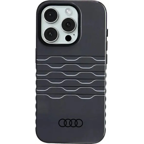 Audi IML MagSafe case for iPhone 15 Pro - black - (AUDI000052-0)
