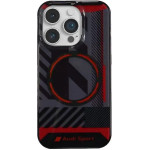Audi IML Sport MagSafe Case iPhone 14 Pro Max 6.7 black/black hardcase AU-IMLMIP14PM-RSQ/D2-BK - (AUDI000098-0)